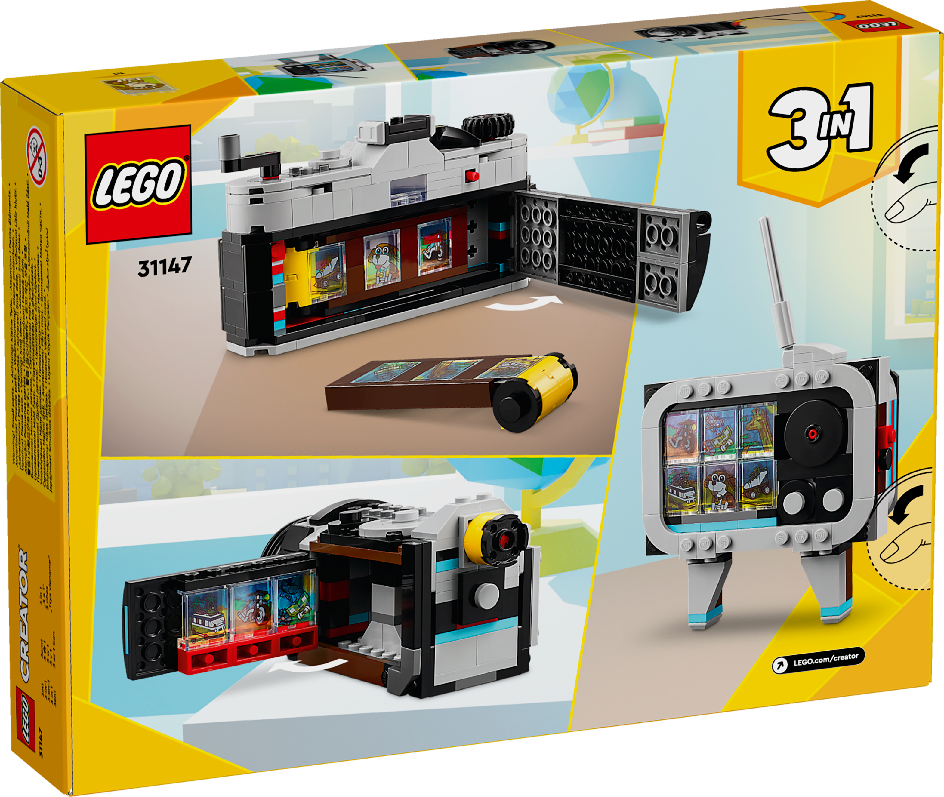 Picture of LEGO Creator 31147 Retro Camera 3in1 Toy