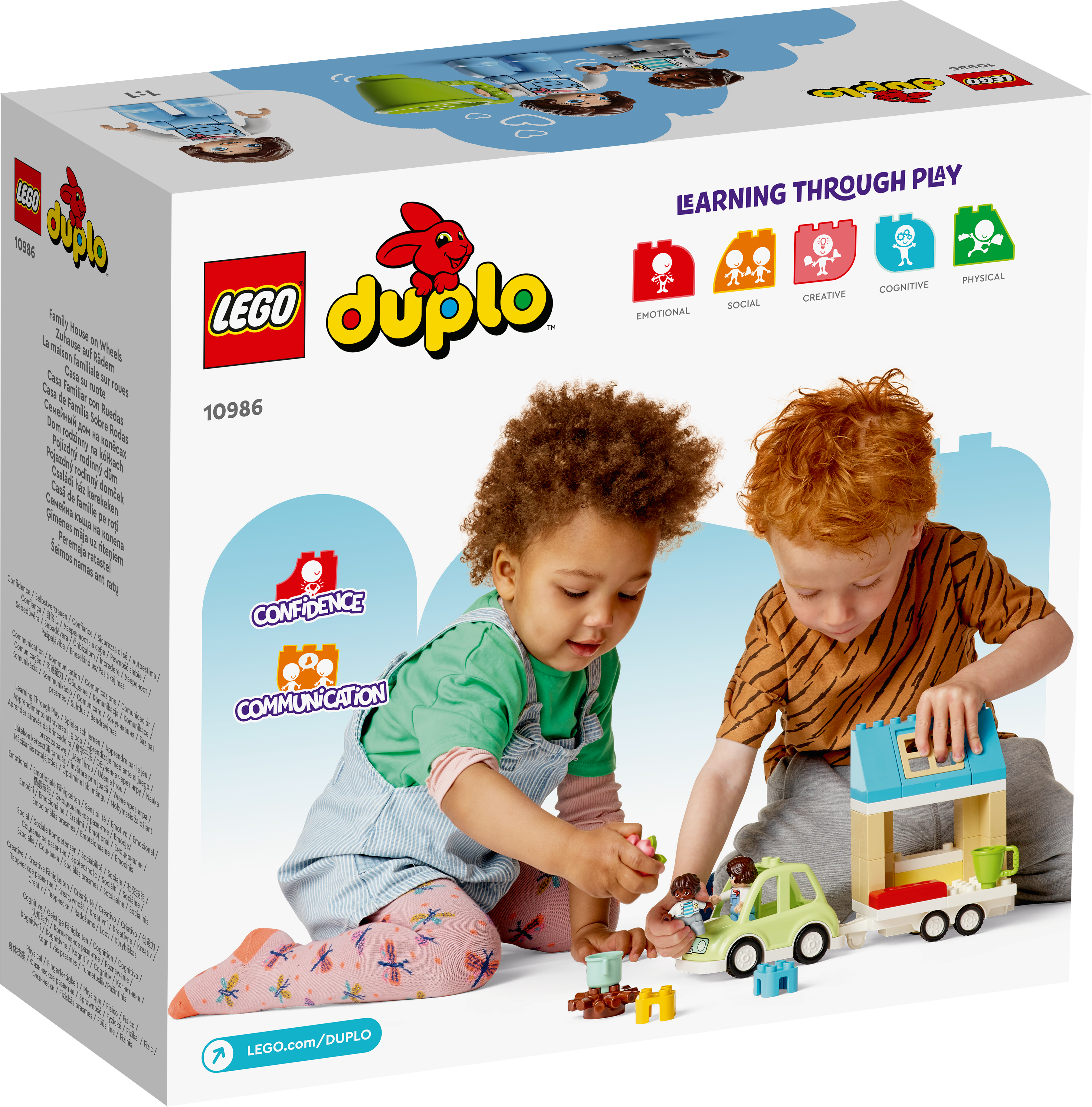 Picture of LEGO DUPLO Town 10986 Family House on Wheels