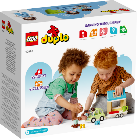 Picture of LEGO DUPLO Town 10986 Family House on Wheels