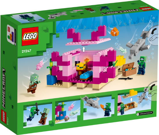 Picture of LEGO Minecraft 21247 The Axolotl House