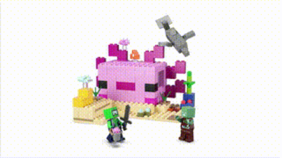 Picture of LEGO Minecraft 21247 The Axolotl House