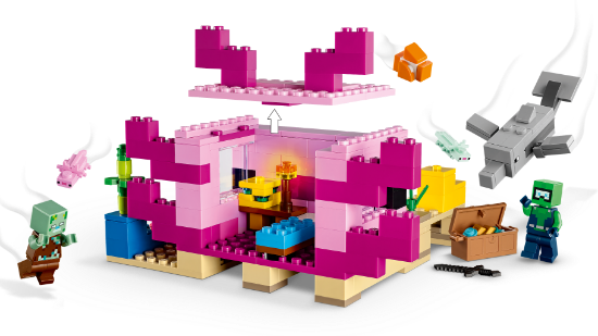 Picture of LEGO Minecraft 21247 The Axolotl House