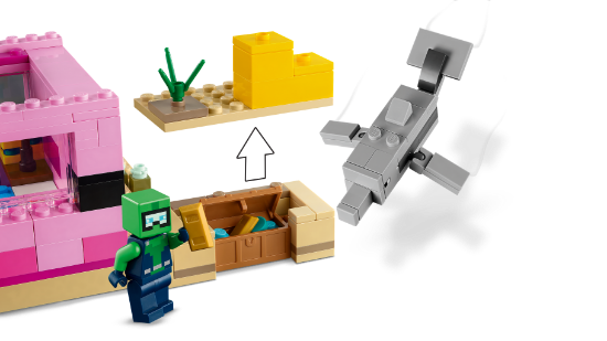 Picture of LEGO Minecraft 21247 The Axolotl House