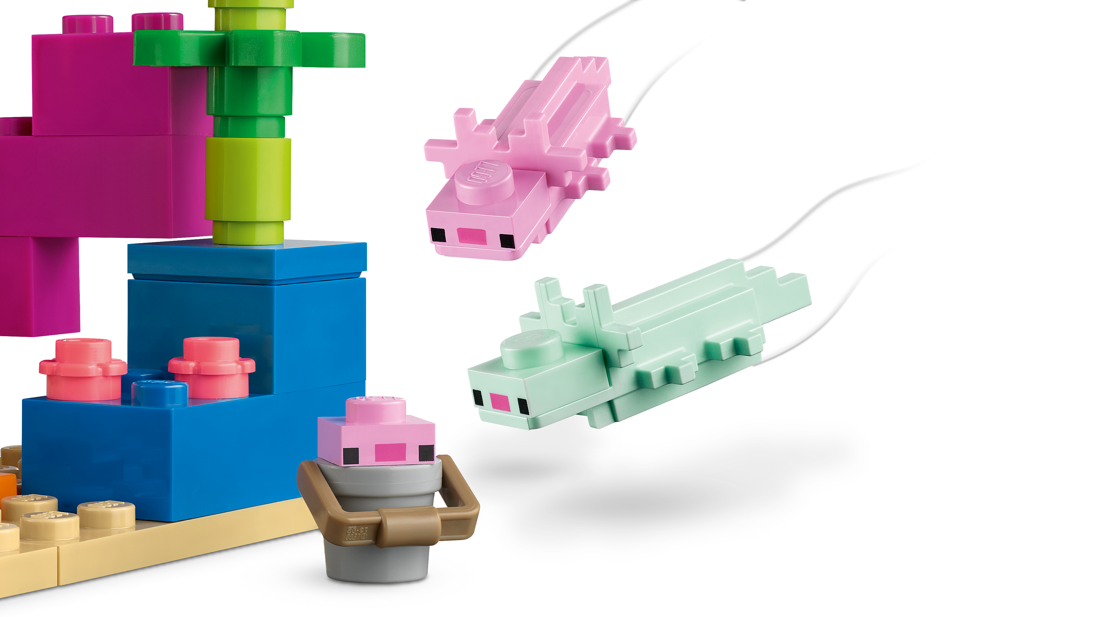 Picture of LEGO Minecraft 21247 The Axolotl House