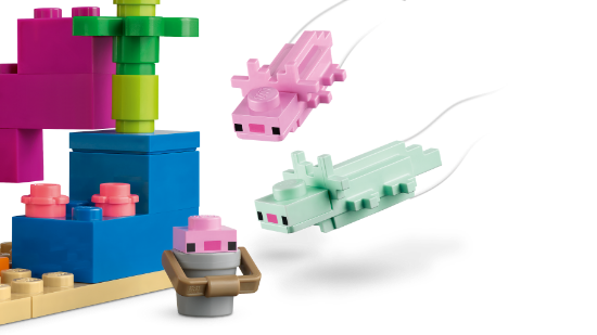 Picture of LEGO Minecraft 21247 The Axolotl House