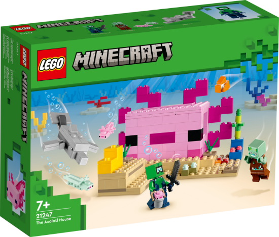 Picture of LEGO Minecraft 21247 The Axolotl House