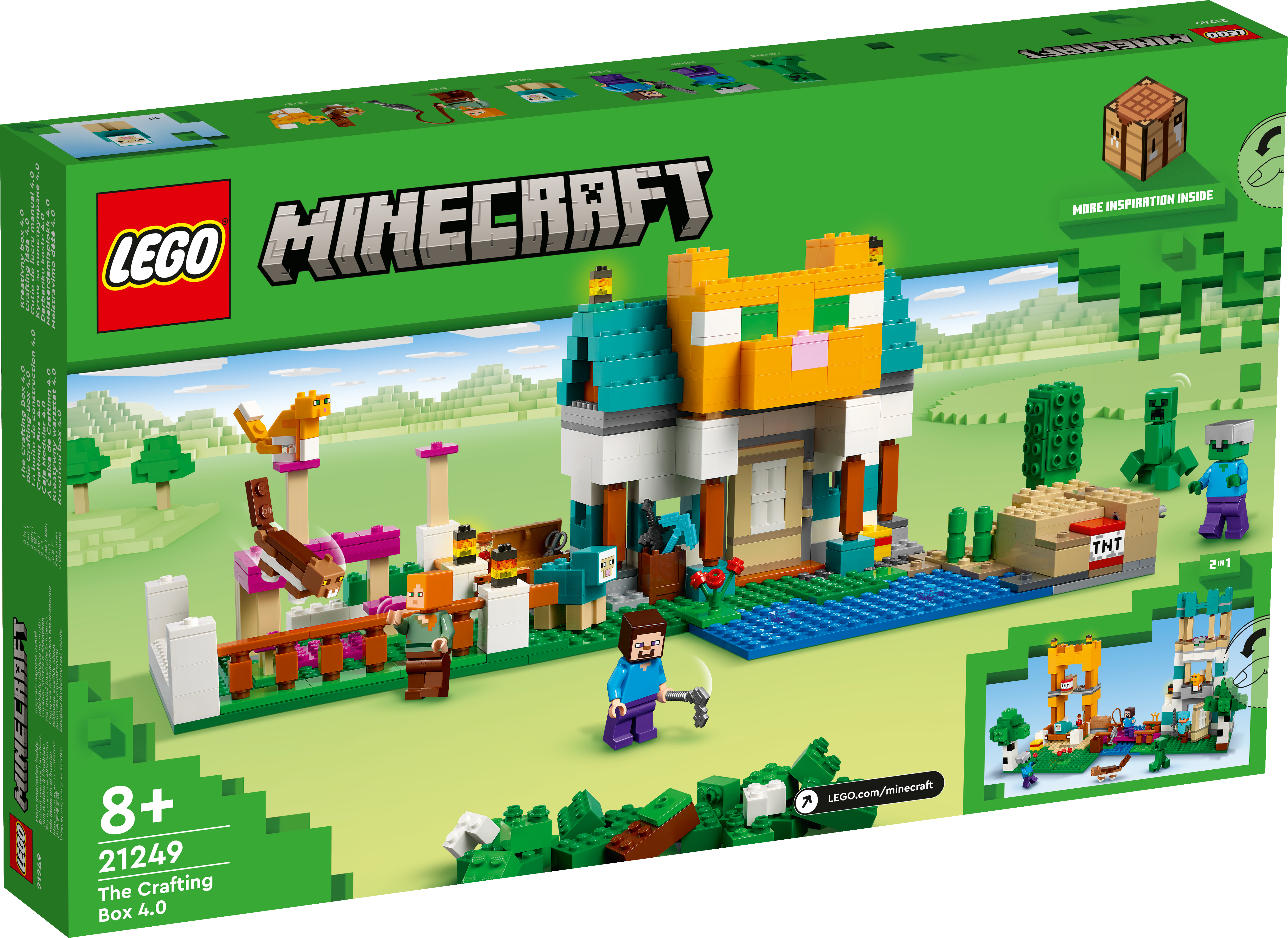 Picture of LEGO Minecraft 21249 The Crafting Box 4 Building Toy Set