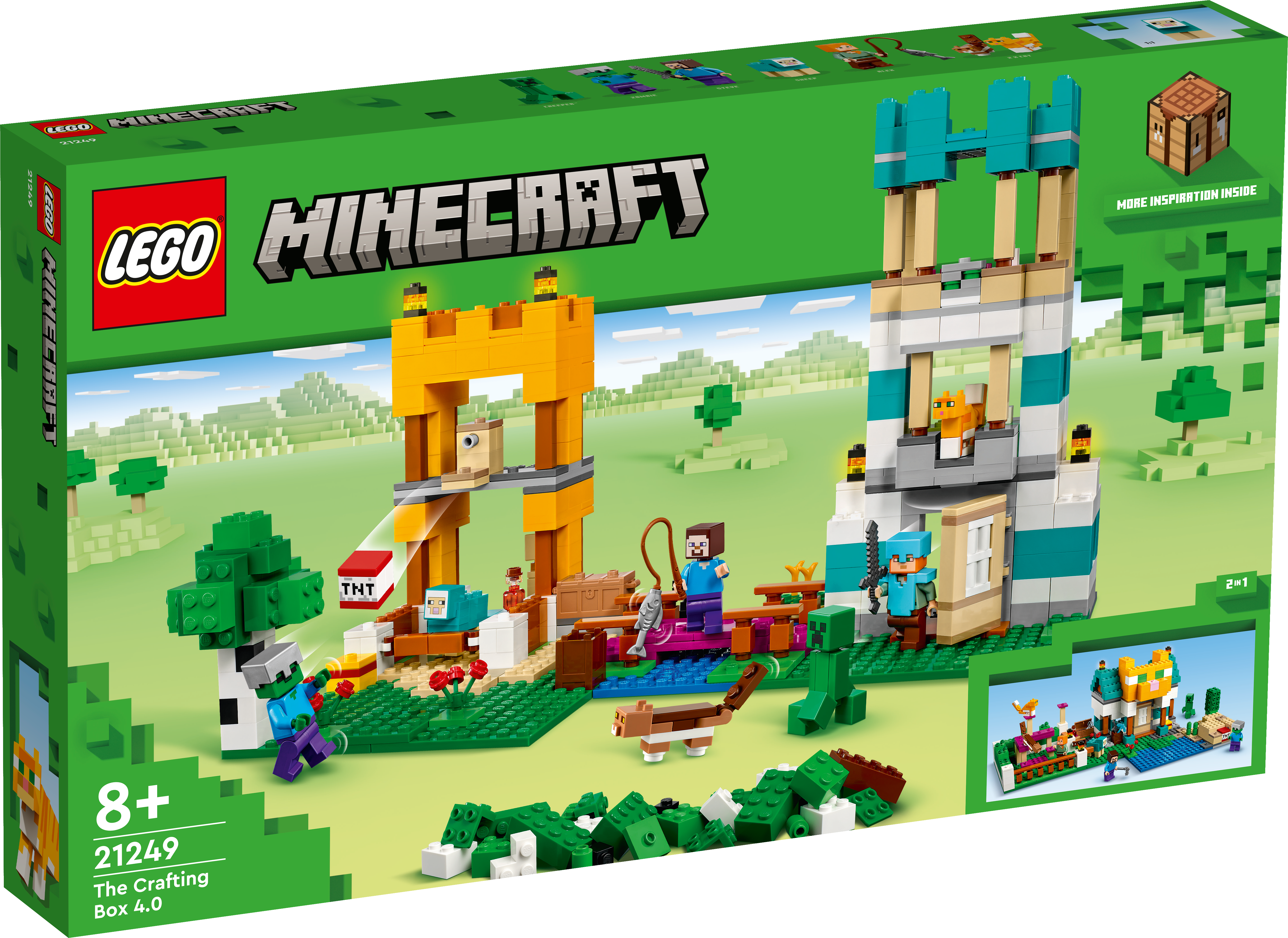 Picture of LEGO Minecraft 21249 The Crafting Box 4 Building Toy Set