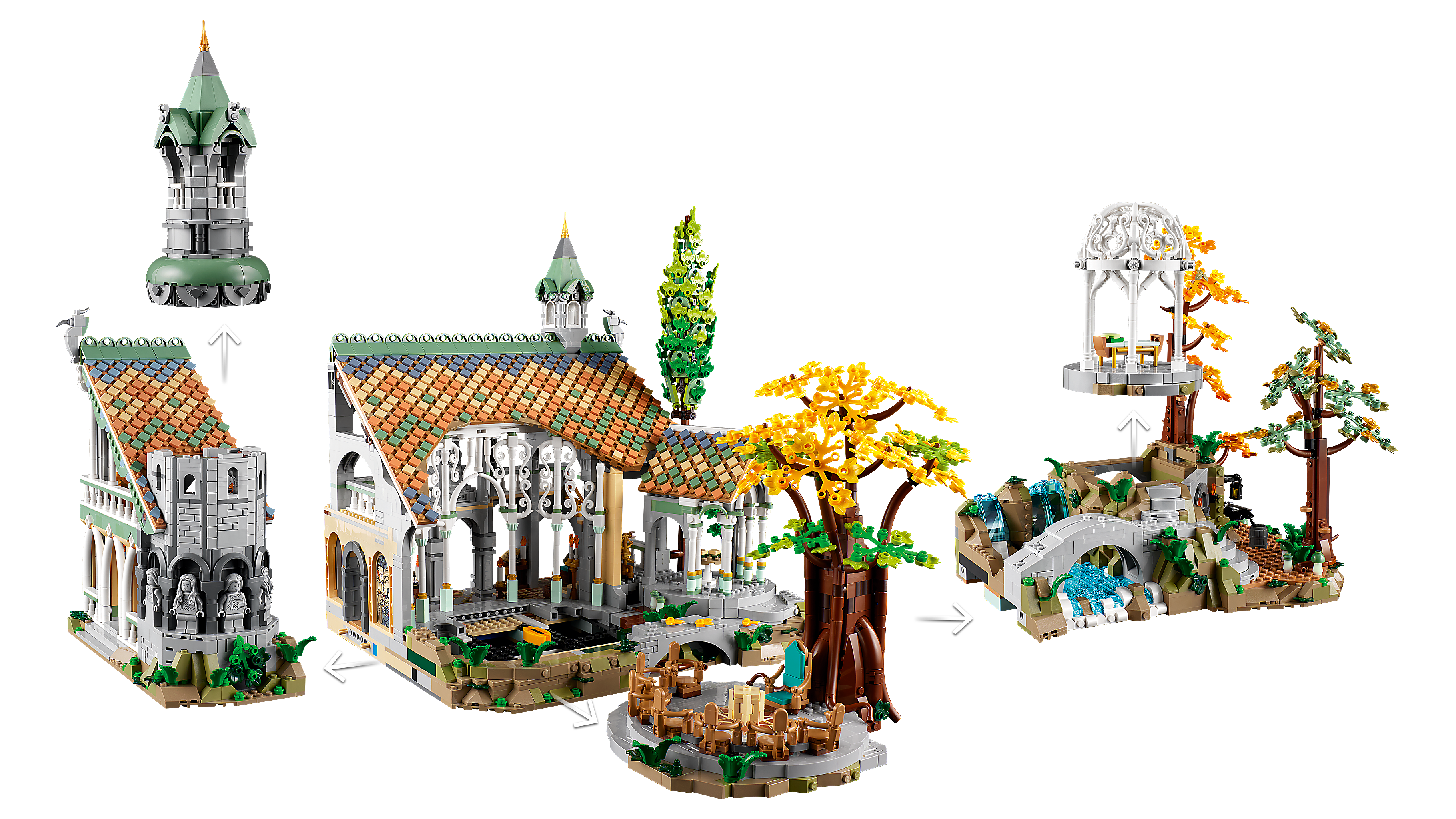 Picture of LEGO Icons 10316 THE LORD OF THE RINGS: RIVENDELL