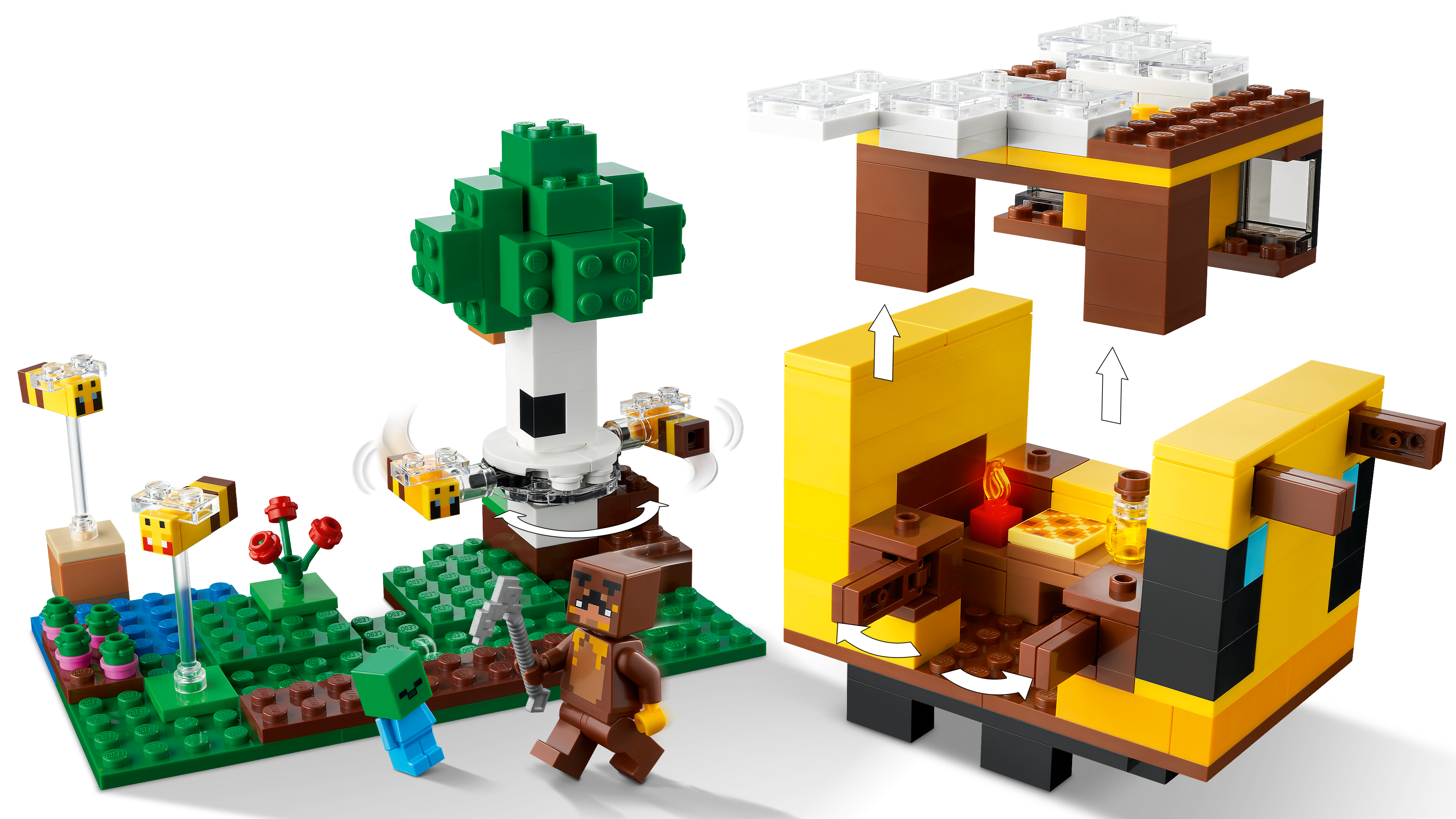 Picture of LEGO Minecraft 21241 The Bee Cottage