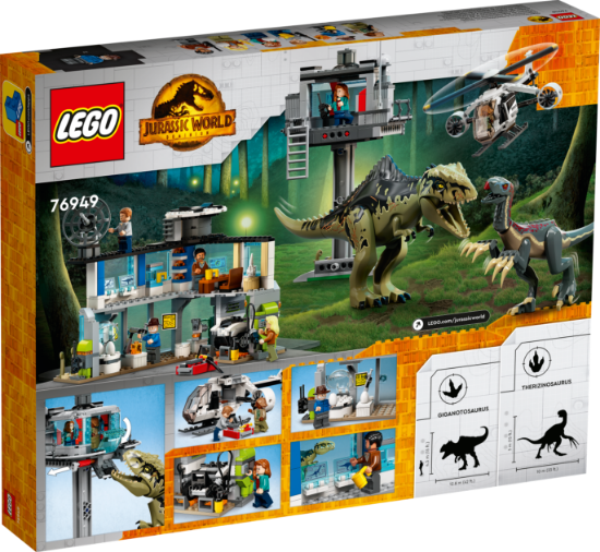 Picture of LEGO JURASSIC WORLD 76949 Giganotosaurus & Therizinosaurus Attack