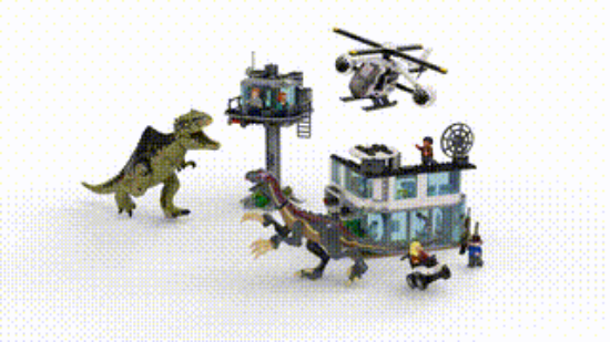 Picture of LEGO JURASSIC WORLD 76949 Giganotosaurus & Therizinosaurus Attack