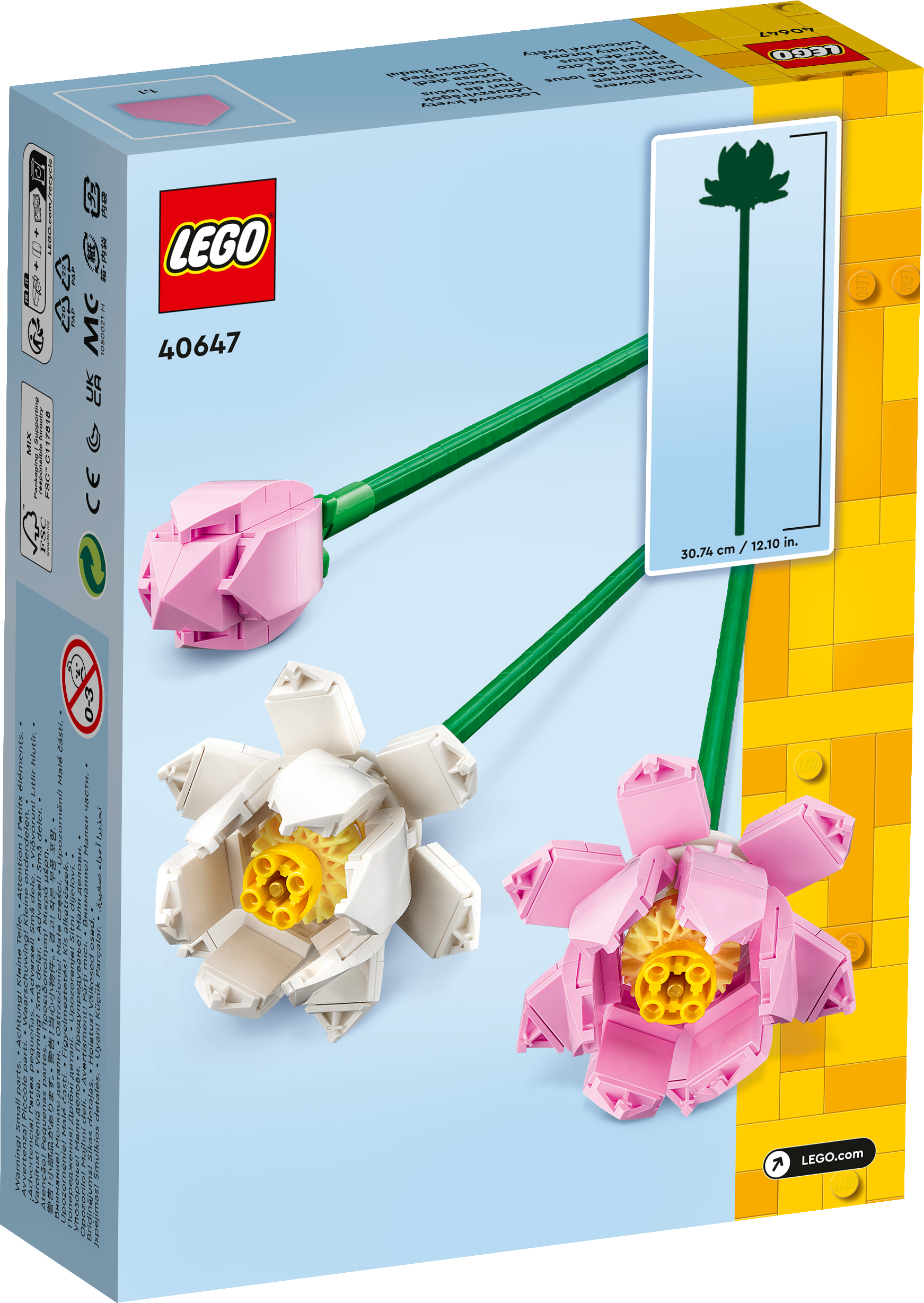 Picture of LEGO Flowers 40647 Lotus Flowers