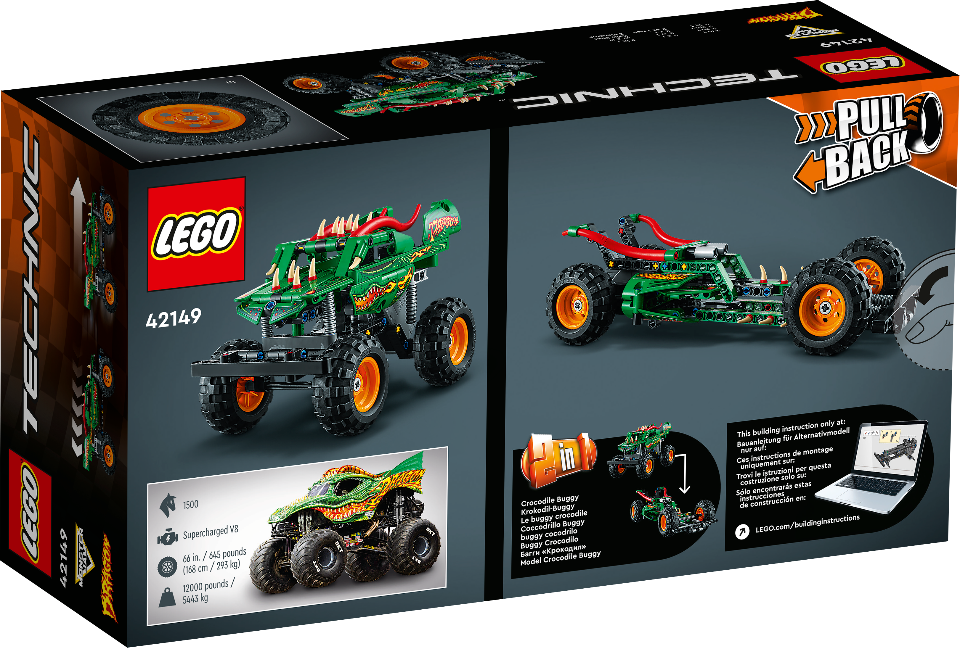 Picture of LEGO Technic 42149 Monster Jam Dragon