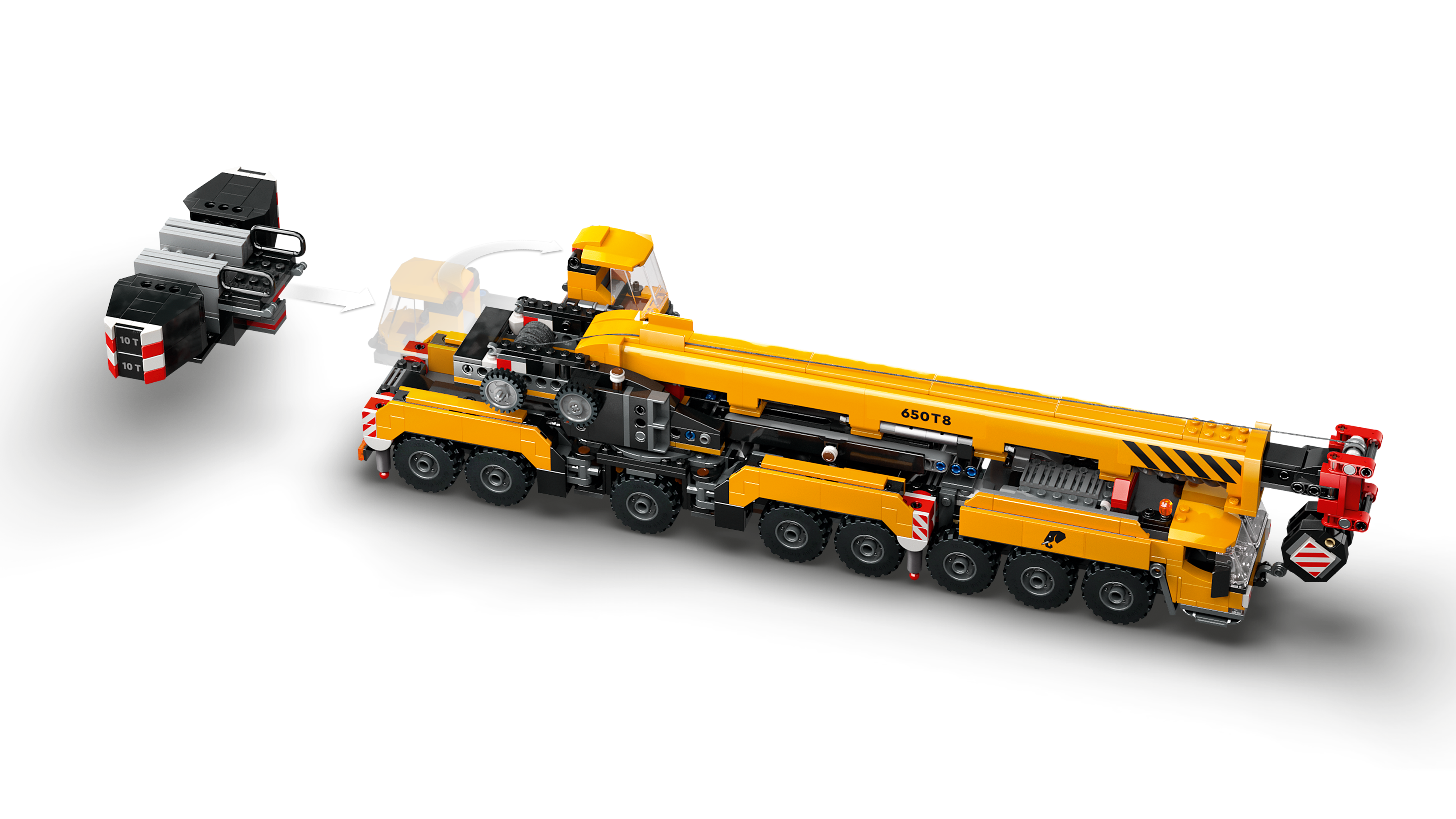 Picture of LEGO City 60409 Yellow Mobile Construction Crane