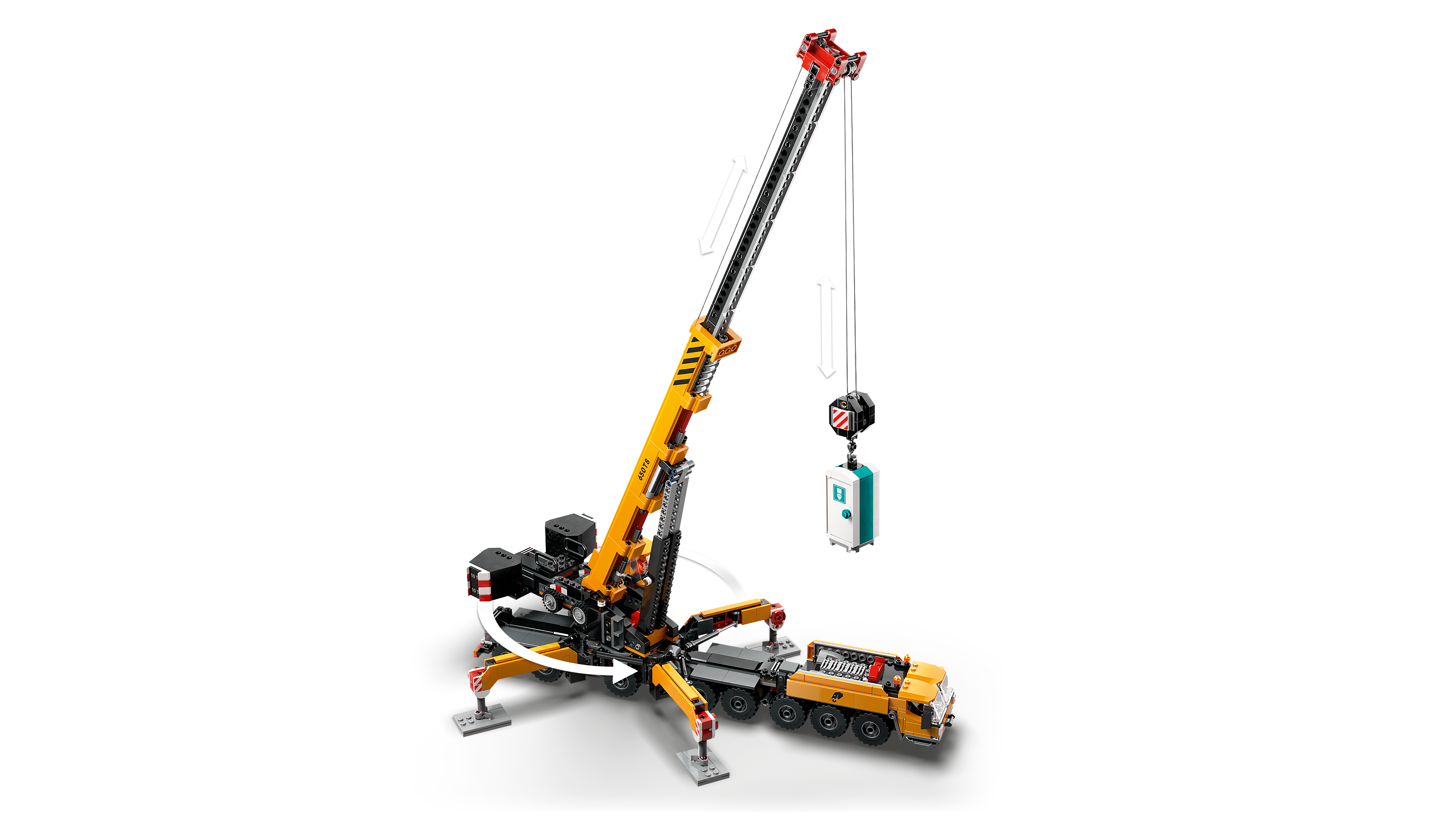 Picture of LEGO City 60409 Yellow Mobile Construction Crane