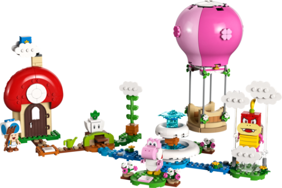 Picture of LEGO Super Mario 71419  Peach's Garden Balloon Ride Expansion Set