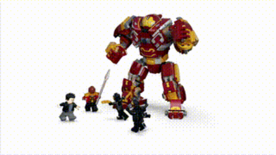 Picture of LEGO Super Heroes 76247 The Hulkbuster: The Battle of Wakanda