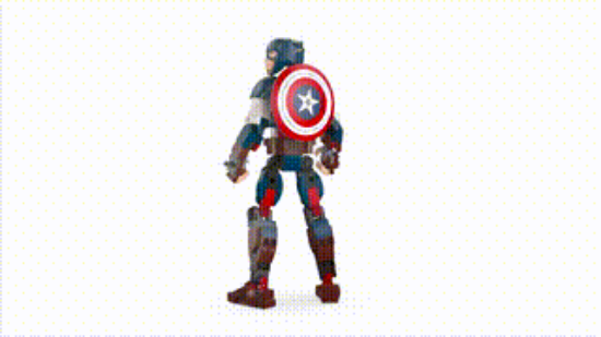 Picture of LEGO Super Heroes 76258 Captain America Construction Figure