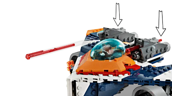 Picture of LEGO Super Heroes 76278 Rocket's Warbird vs. Ronan