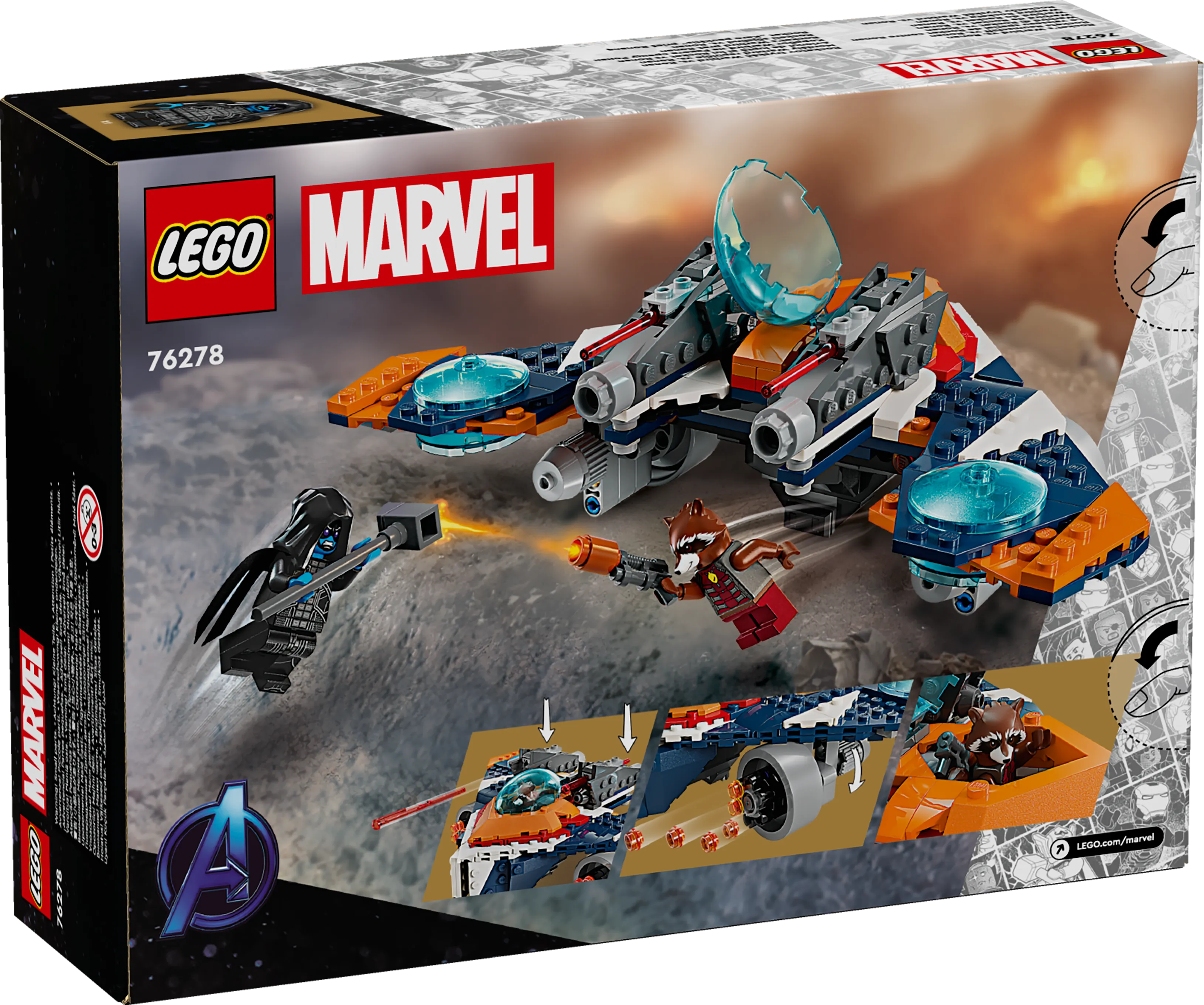 Picture of LEGO Super Heroes 76278 Rocket's Warbird vs. Ronan