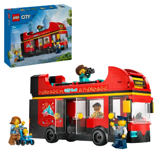 Picture of LEGO City 60407 Red Double-Decker Sightseeing Bus