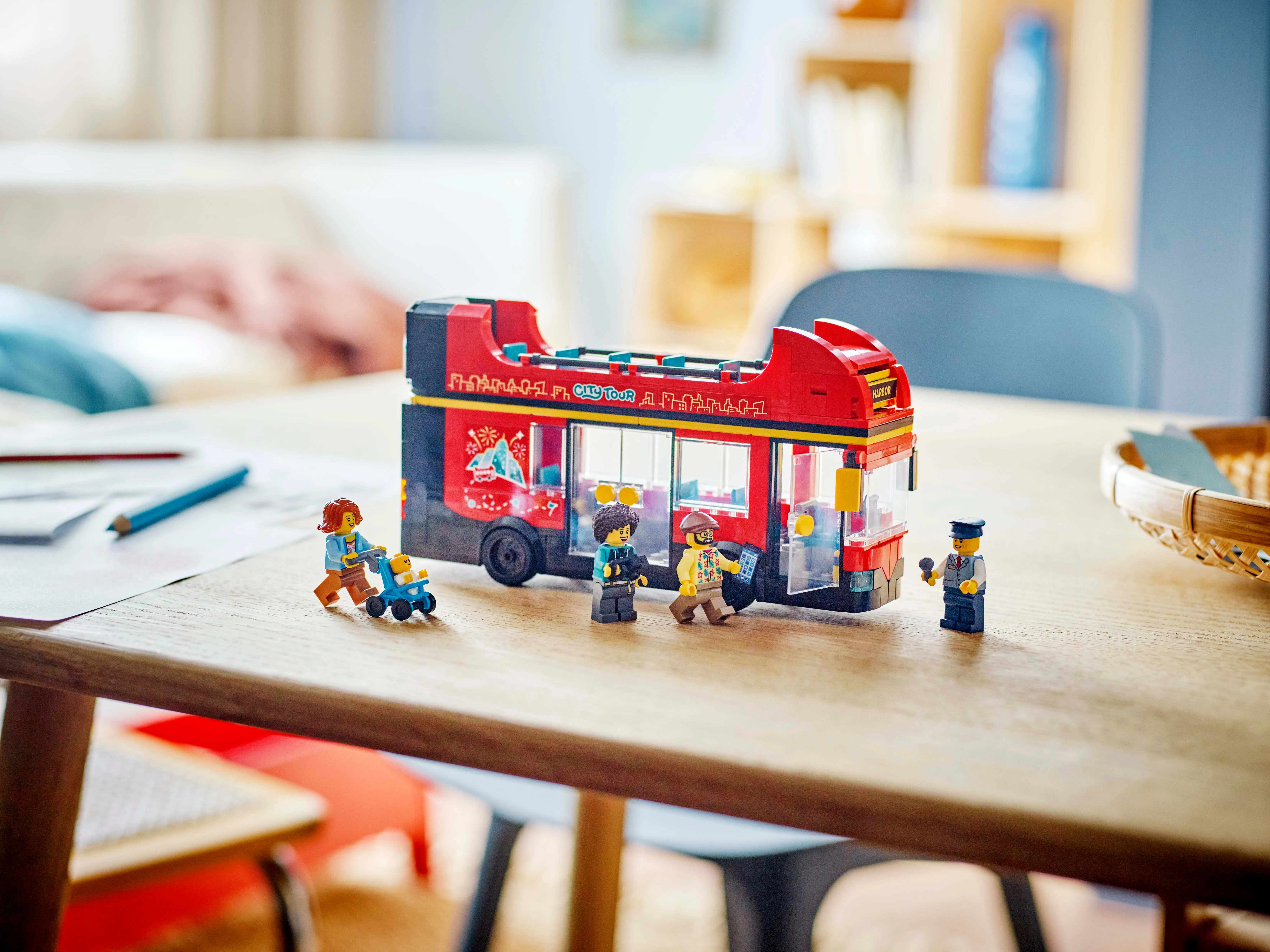 Picture of LEGO City 60407 Red Double-Decker Sightseeing Bus