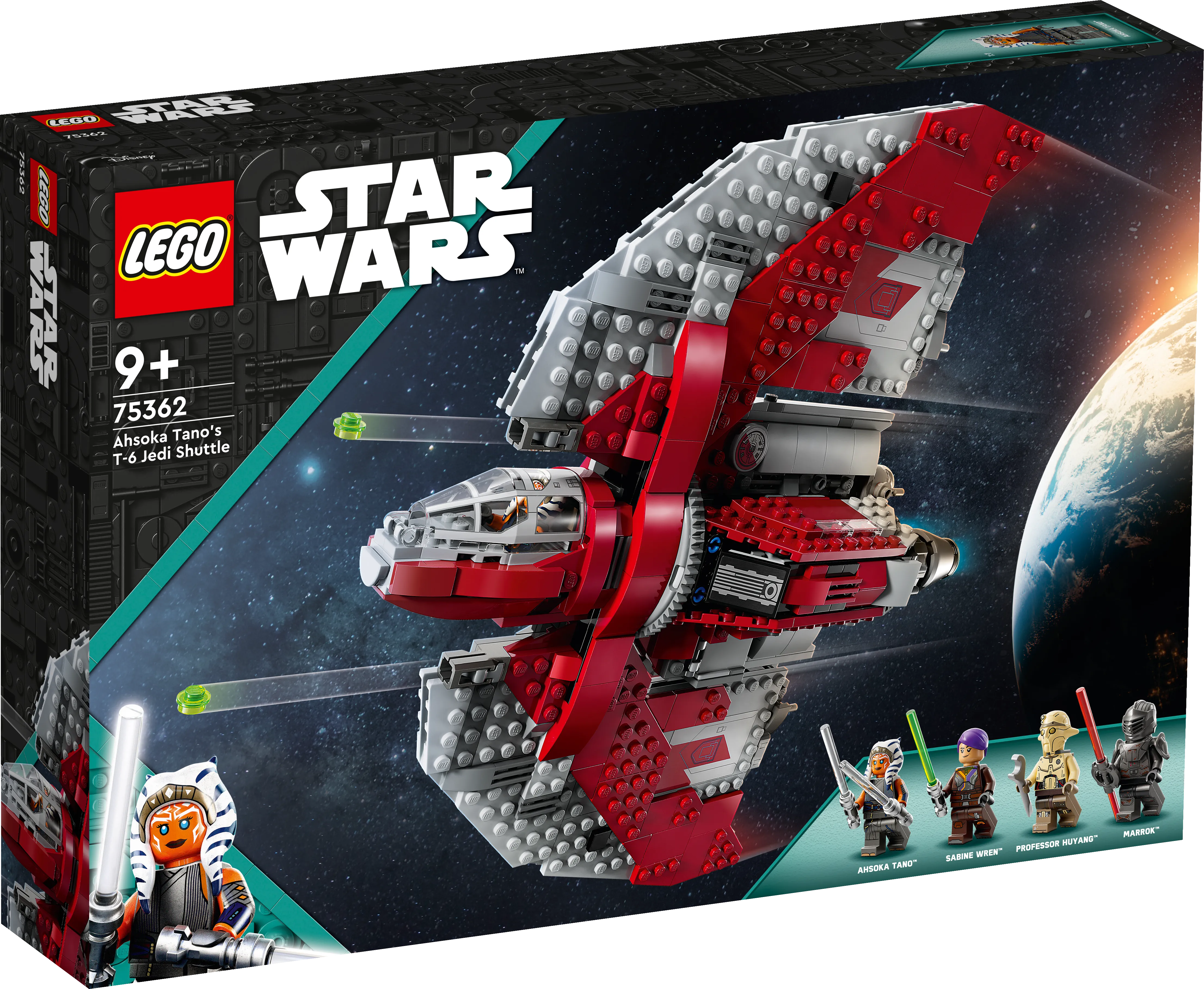 Picture of LEGO Star Wars 75362 Ahsoka Tano’s T-6 Jedi Shuttle