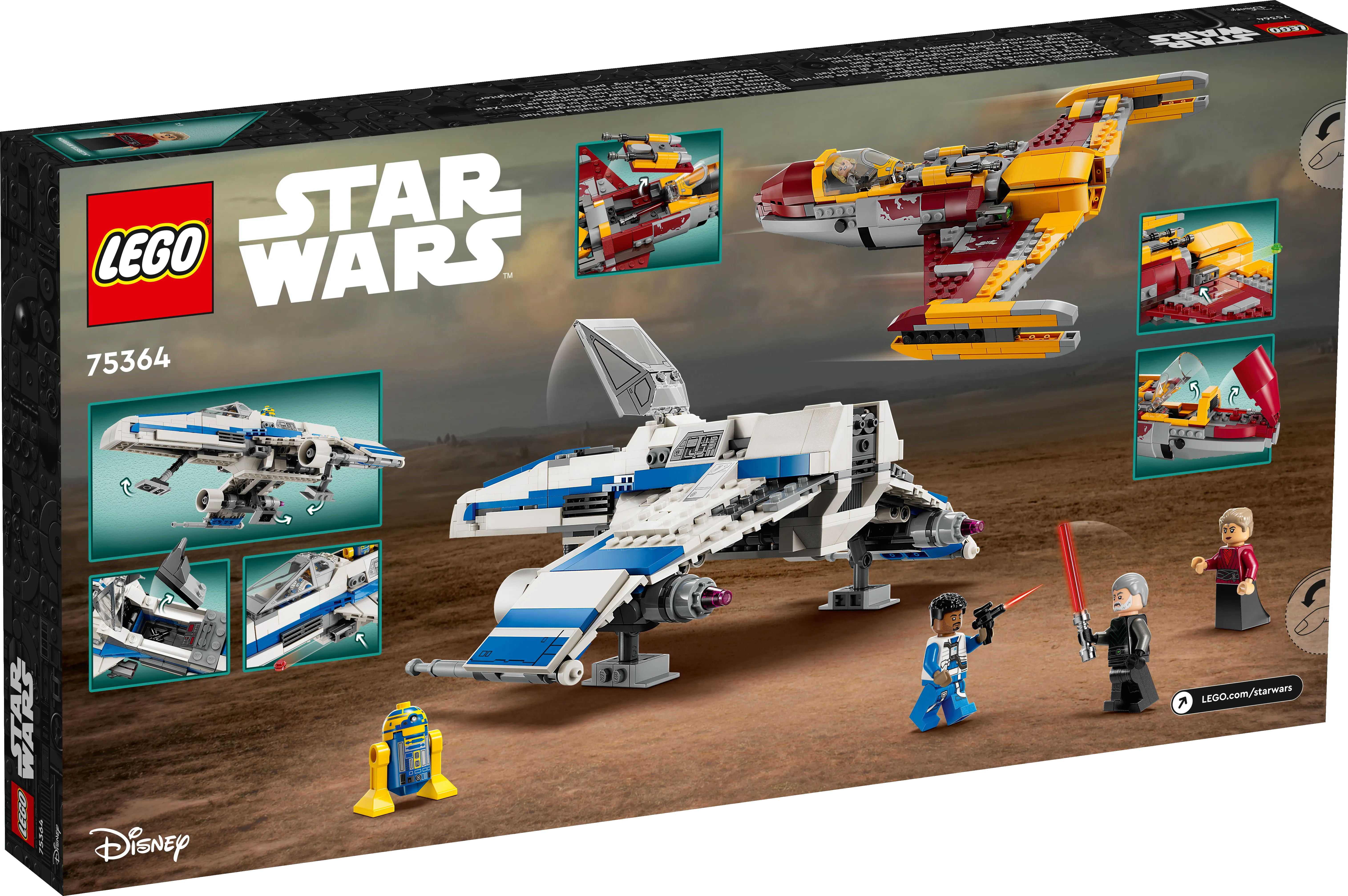 Picture of LEGO Star Wars 75364 New Republic E-Wing vs. Shin Hati’s Starfighter