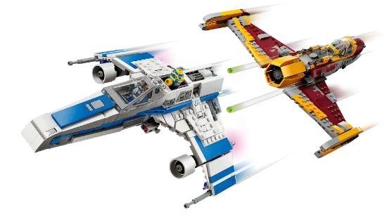 Picture of LEGO Star Wars 75364 New Republic E-Wing vs. Shin Hati’s Starfighter