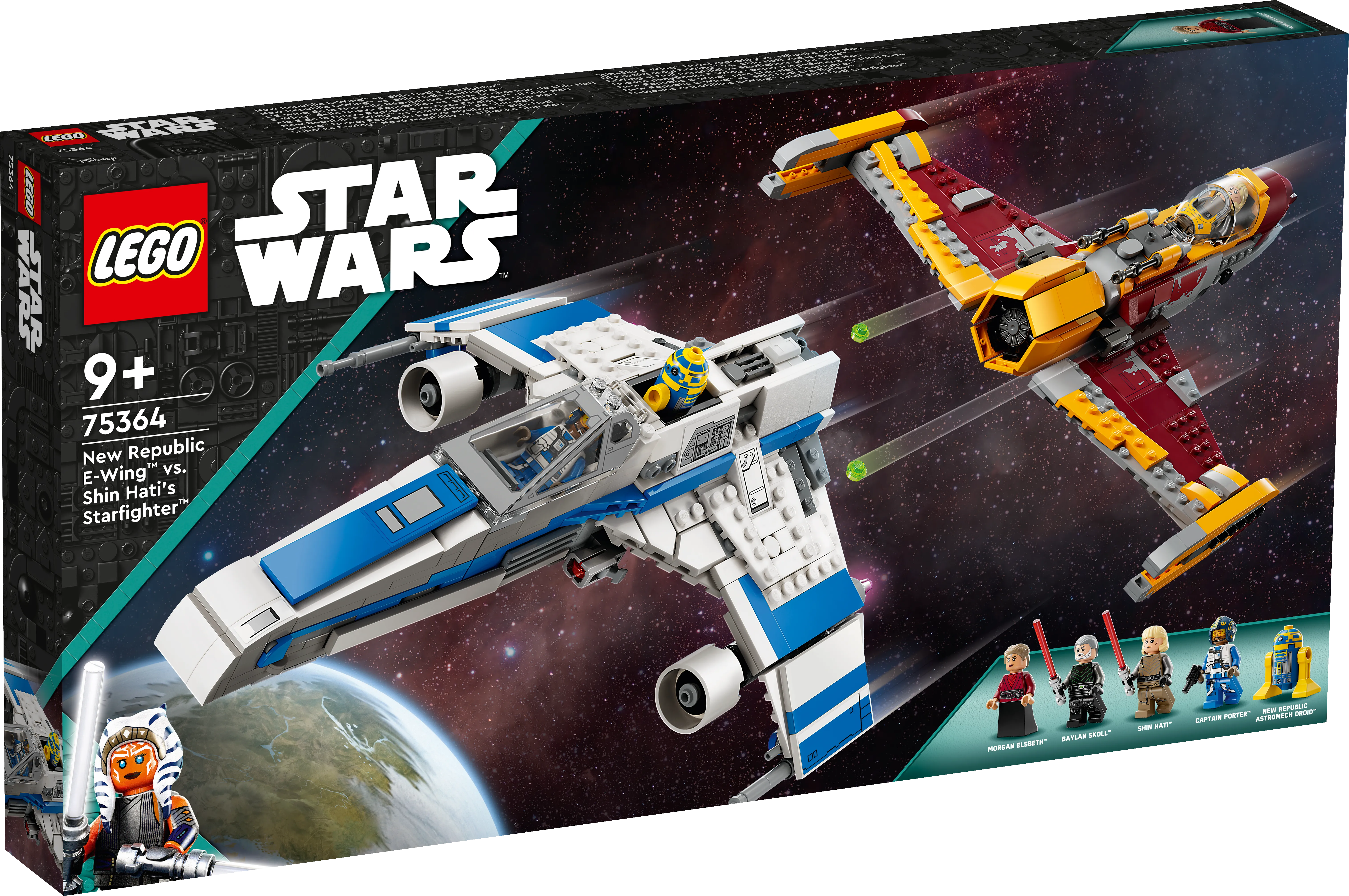 Picture of LEGO Star Wars 75364 New Republic E-Wing vs. Shin Hati’s Starfighter