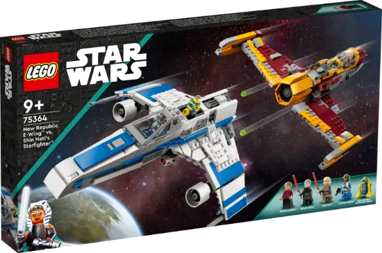 Picture of LEGO Star Wars 75364 New Republic E-Wing vs. Shin Hati’s Starfighter