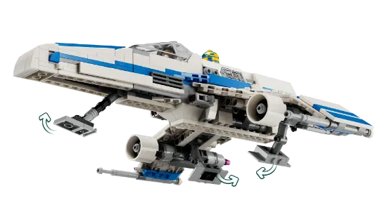 Picture of LEGO Star Wars 75364 New Republic E-Wing vs. Shin Hati’s Starfighter