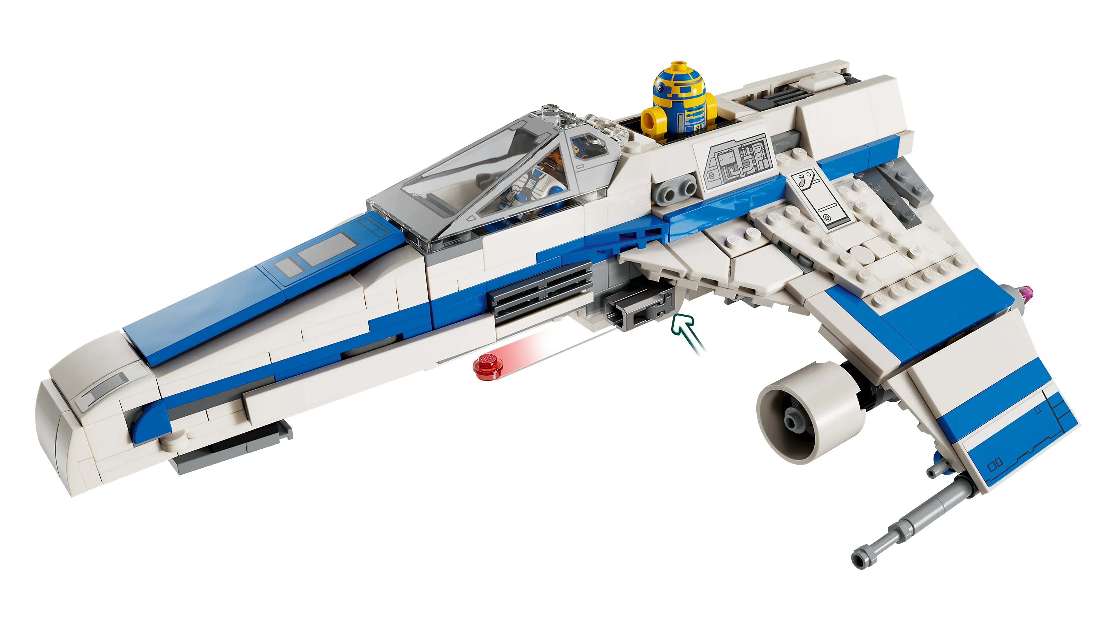 Picture of LEGO Star Wars 75364 New Republic E-Wing vs. Shin Hati’s Starfighter