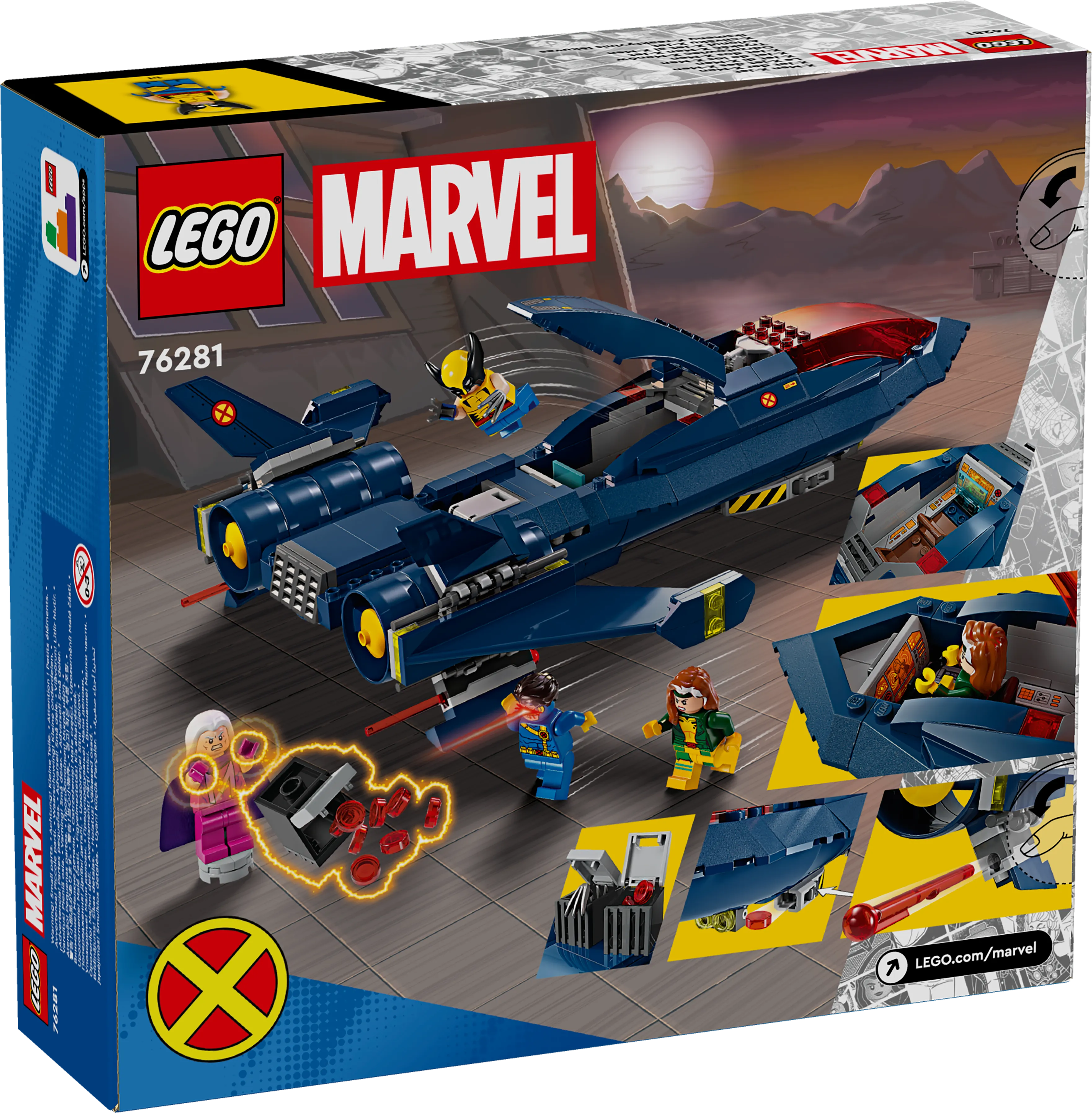 Picture of LEGO Super Heroes 76281 X-Men X-Jet