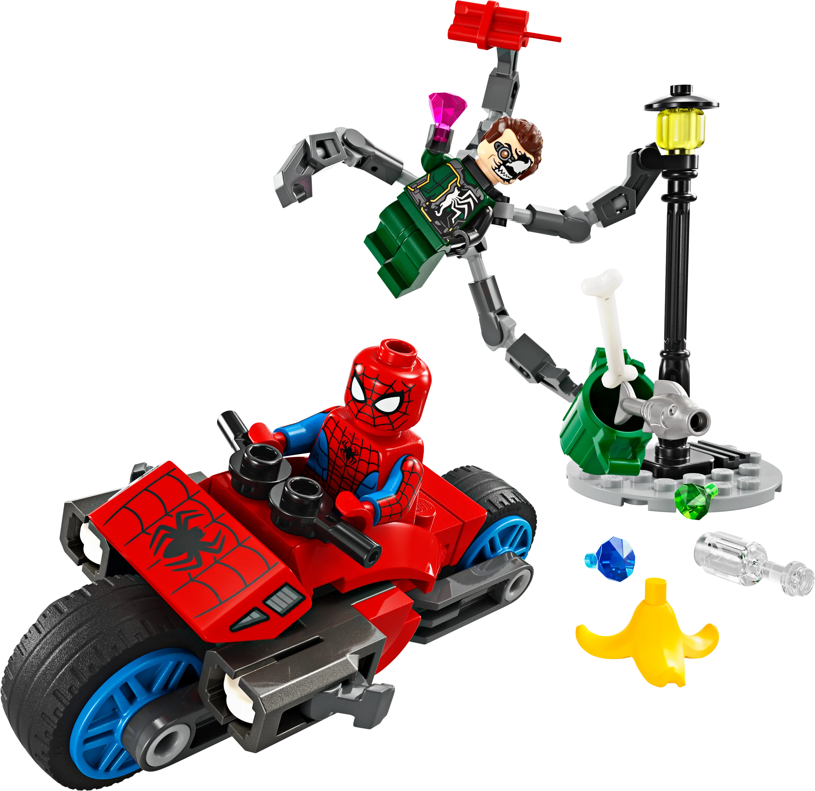 Picture of LEGO Super Heroes 76275 Motorcycle Chase: Spider-Man vs. Doc Ock