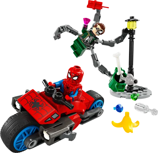 Picture of LEGO Super Heroes 76275 Motorcycle Chase: Spider-Man vs. Doc Ock