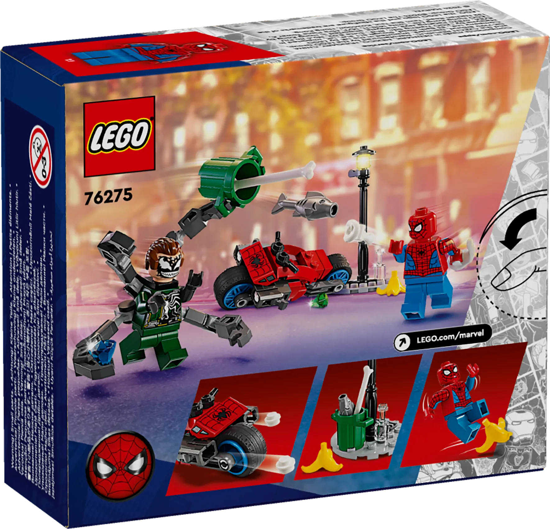 Picture of LEGO Super Heroes 76275 Motorcycle Chase: Spider-Man vs. Doc Ock