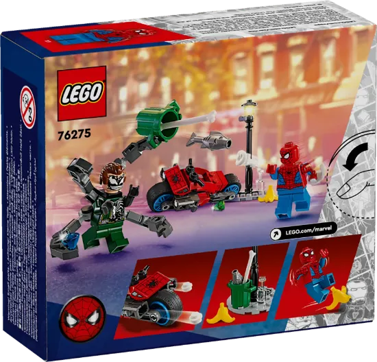 Picture of LEGO Super Heroes 76275 Motorcycle Chase: Spider-Man vs. Doc Ock