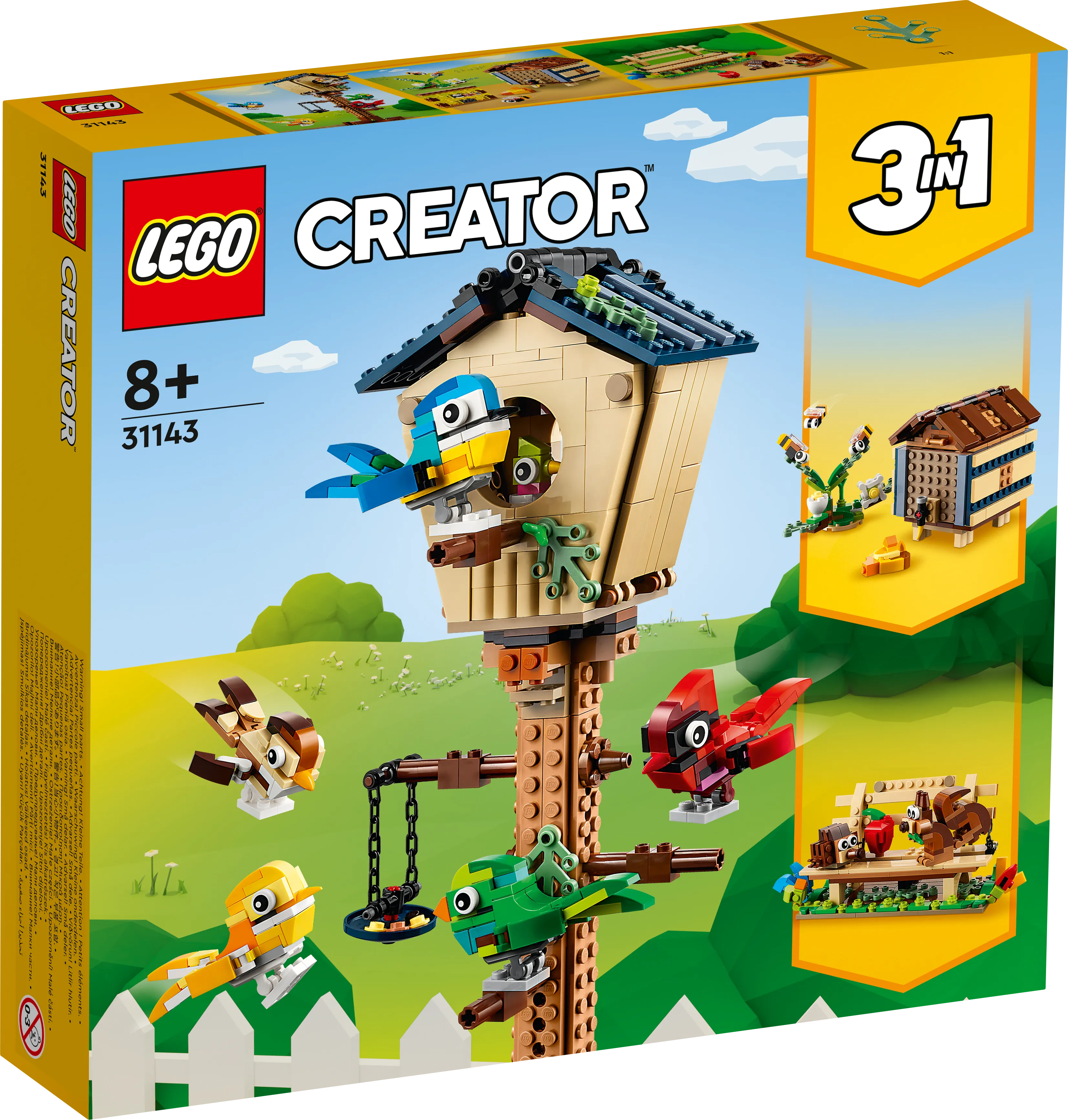 Picture of LEGO Creator 31143 Birdhouse Building Toy Set