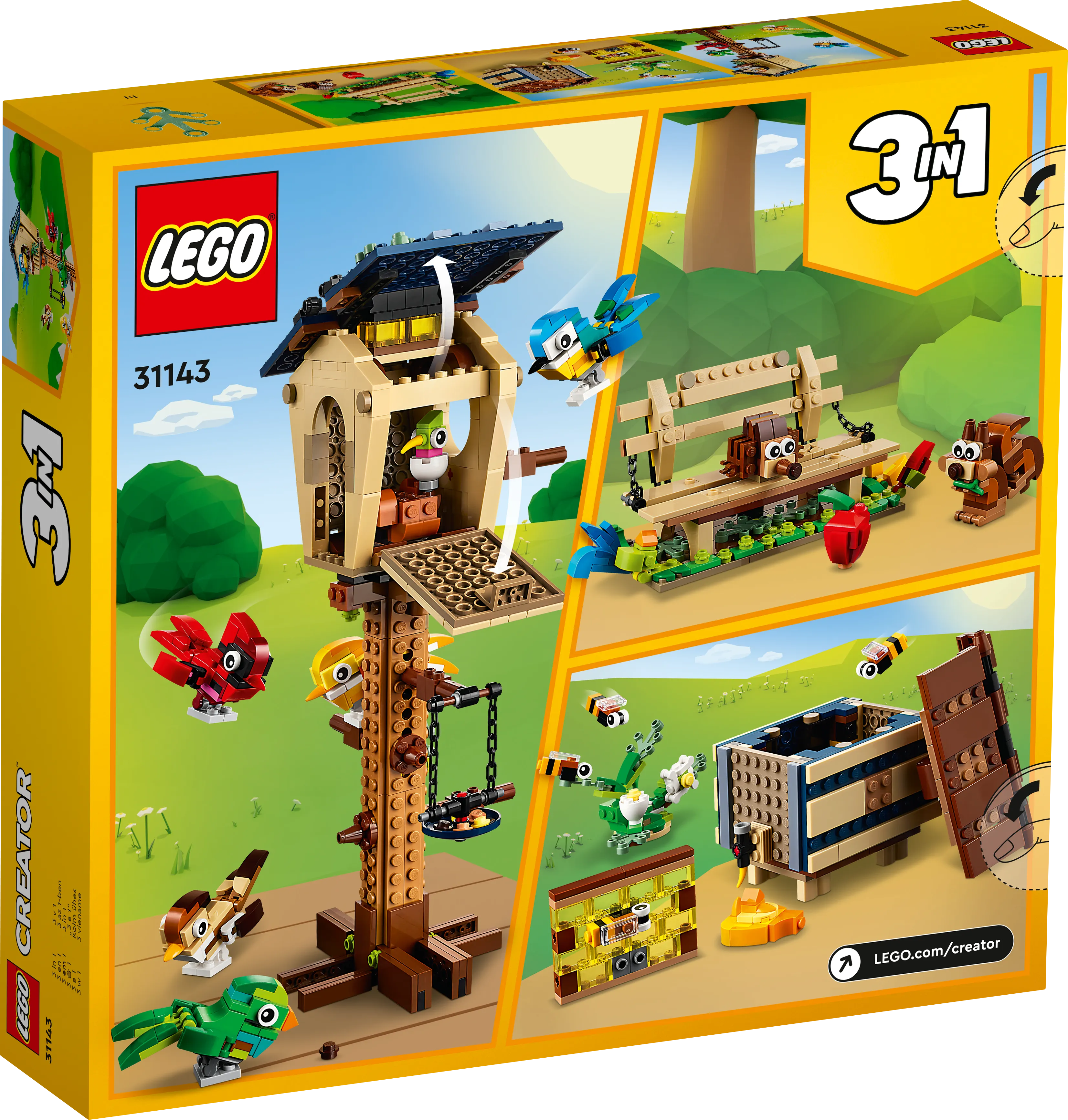 Picture of LEGO Creator 31143 Birdhouse Building Toy Set