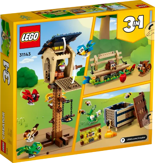 Picture of LEGO Creator 31143 Birdhouse Building Toy Set