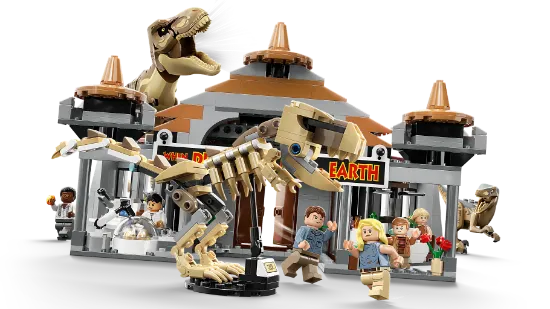 Picture of LEGO Jurassic World 76961 Visitor Center: T. rex & Raptor Attack