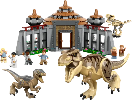 Picture of LEGO Jurassic World 76961 Visitor Center: T. rex & Raptor Attack