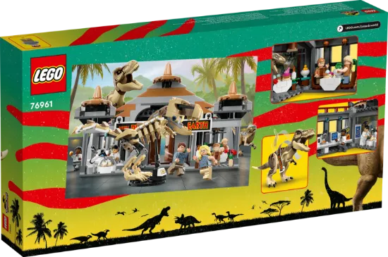 Picture of LEGO Jurassic World 76961 Visitor Center: T. rex & Raptor Attack