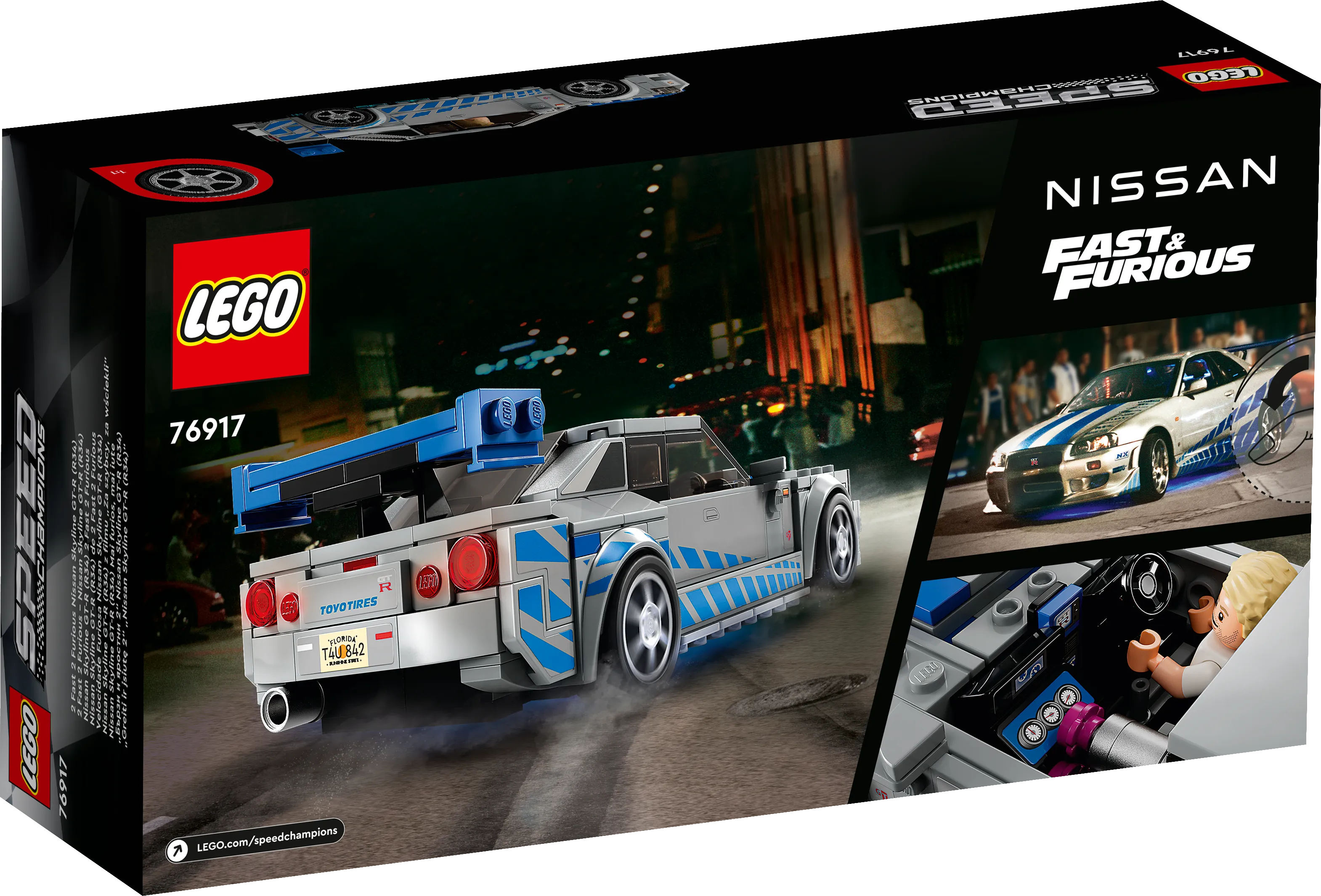 Picture of LEGO Speed Champions 76917 2 Fast 2 Furious Nissan Skyline GT-R