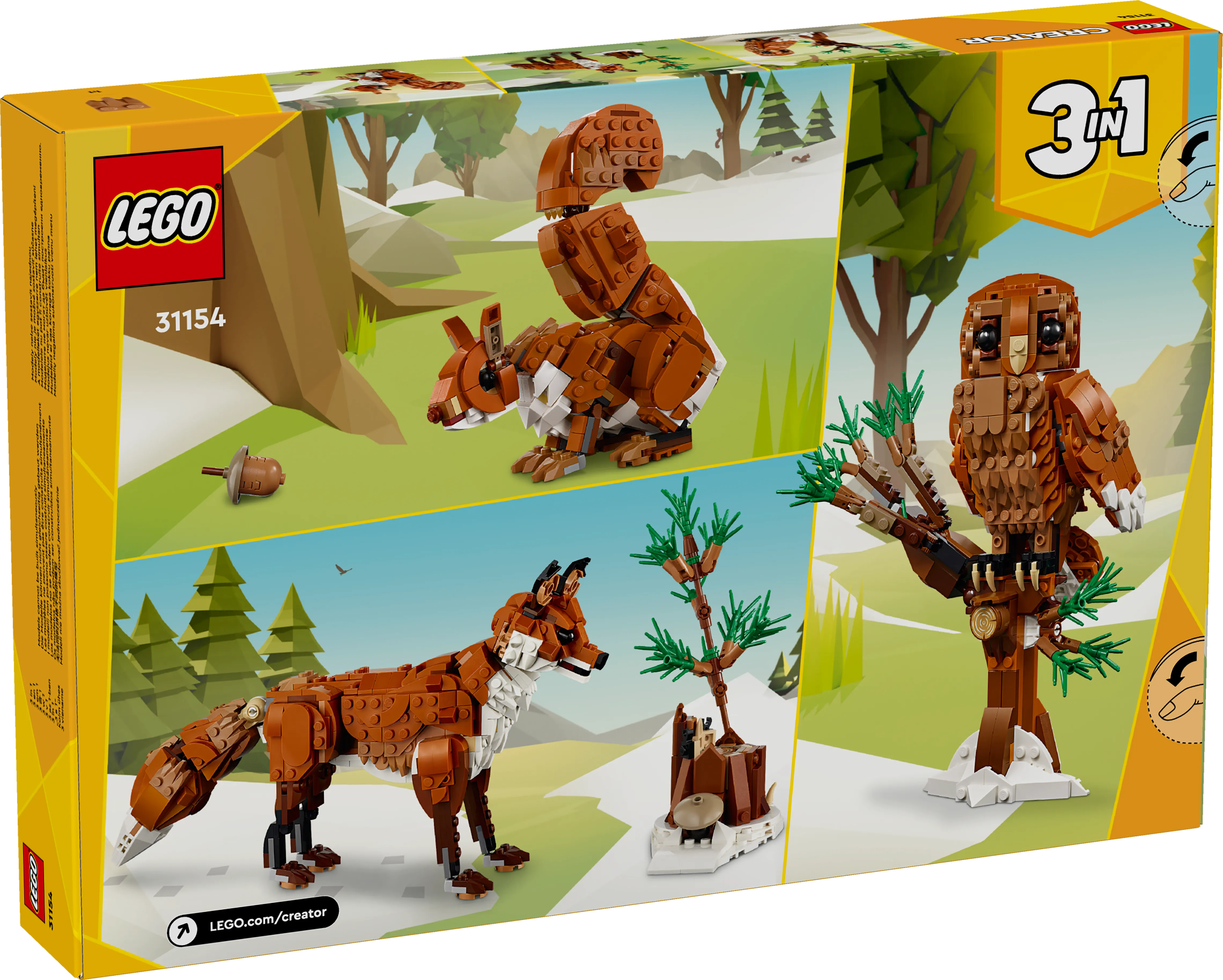 Picture of LEGO Creator 31154 Forest Animals: Red Fox