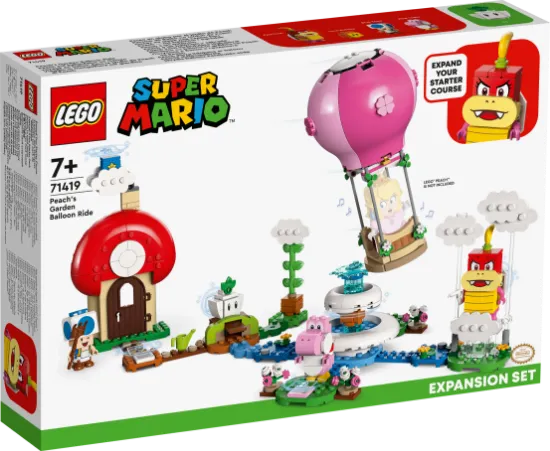 Picture of LEGO Super Mario 71419  Peach's Garden Balloon Ride Expansion Set