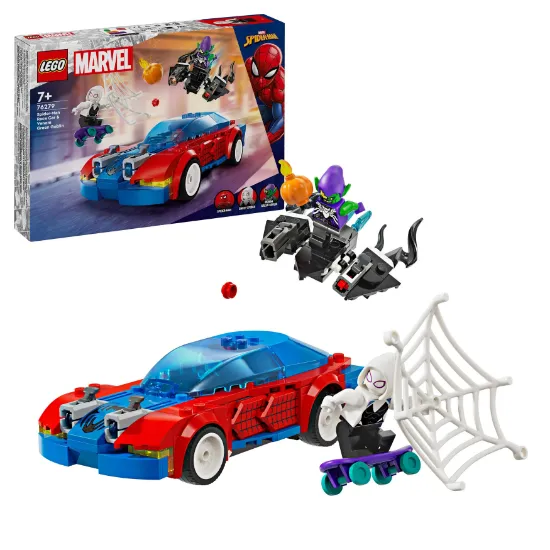 Picture of LEGO Super Heroes 76279 Spider-Man Race Car & Venom Green Goblin