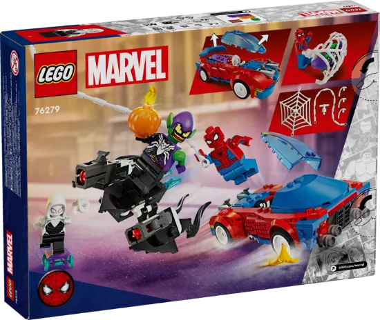 Picture of LEGO Super Heroes 76279 Spider-Man Race Car & Venom Green Goblin